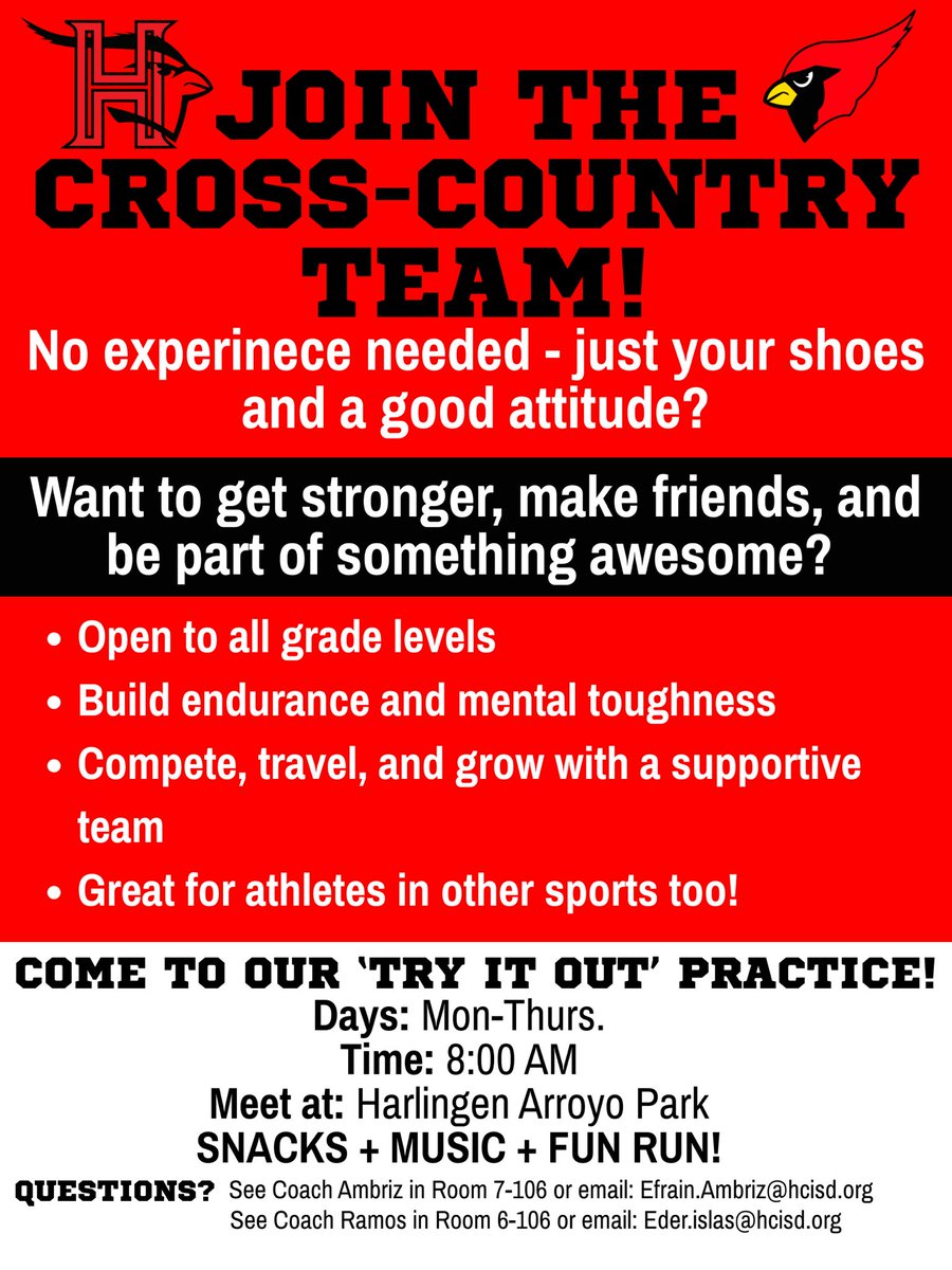 HHS TrackXC (@htrackxc) on Twitter photo Are you ready to join the team??   We start tomorrow!!! #CSND Are you ready to join the team??   We start tomorrow!!! #CSND