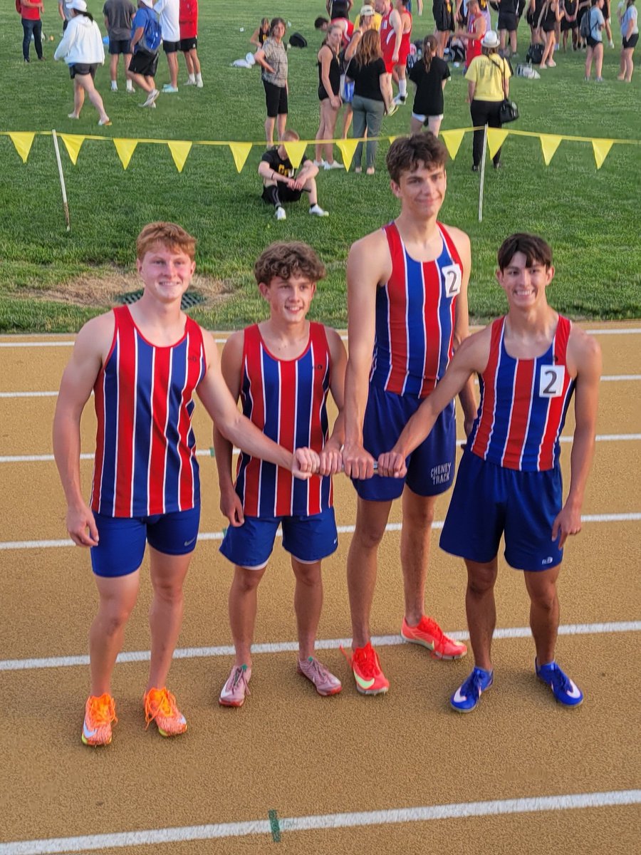 4 by 4 Relay going to State.

A couple of weeks ago someone said .... this group should be good next year / all back.  I Told them "Right now I care about this year and seeing what might happen. "

Congrats on getting there and swing for the fence on Friday 
#noregrets