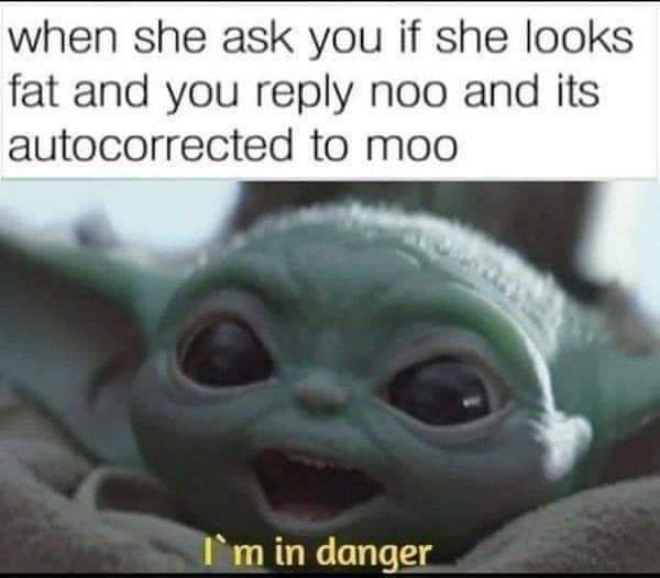 AureliAngel's tweet photo. Typed “nooo”…phone said “moo”
and that’s how some unlocked Expert Level: Sleeping on the Sofa.🤣🤣
#LaughingCow #NodAndSmile
#AutocorrectAssassin #PrayForHim #ModernRomanceIsRisky #ImInDanger #TextResponsibly #BabyYodaKnew #SofaSurvivor https://t.co/t9kYEW3TrE