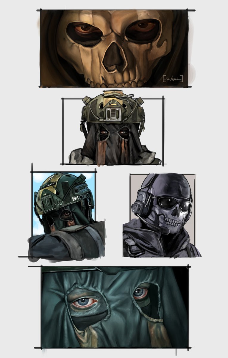 cod studies 09 #KeeganRuss #SimonRiley #SimonGhostRiley #Ghost #CallofDuty #Konig #konigcod #painting #study #cod #digitalart #digital2d #illustration #fanart