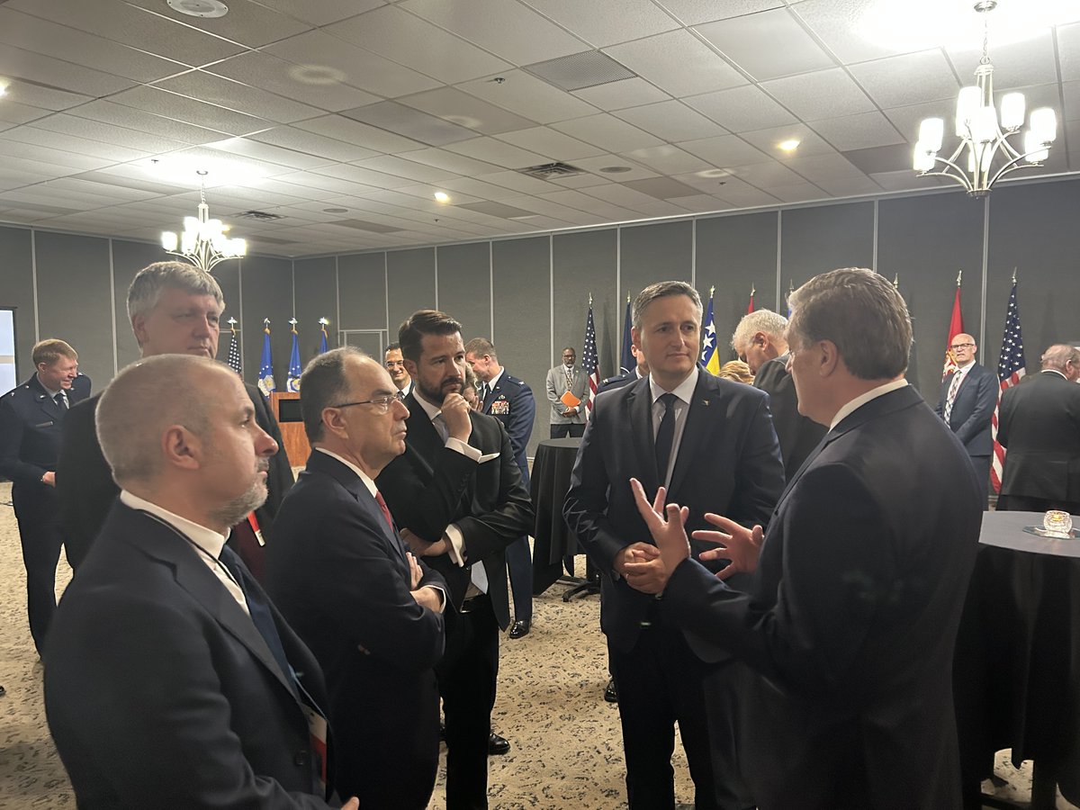 US Rep. Mike Turner (@repmiketurner) on Twitter photo It was an honor to welcome several Balkan Heads of State to the Hope Hotel at <a href="/WrightPattAFB/">88th Air Base Wing</a> — the historic site of the Dayton Peace Accords 30 years ago.
That landmark agreement ended the Bosnian War and brought peace to a region long scarred by conflict.
As we commemorate the It was an honor to welcome several Balkan Heads of State to the Hope Hotel at <a href="/WrightPattAFB/">88th Air Base Wing</a> — the historic site of the Dayton Peace Accords 30 years ago.
That landmark agreement ended the Bosnian War and brought peace to a region long scarred by conflict.
As we commemorate the