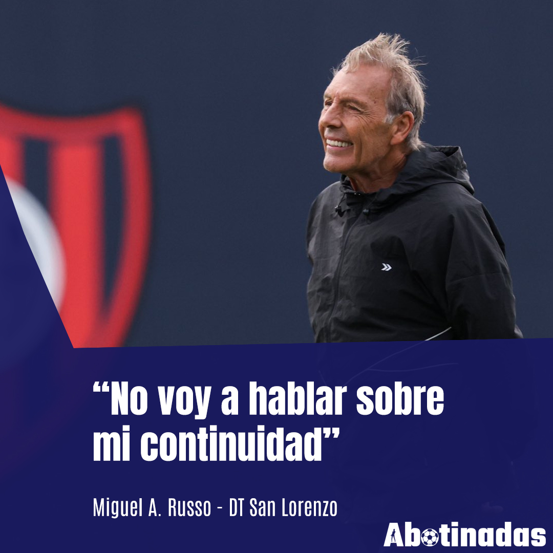 💬Miguel Ángel Russo se refirió a su continuidad en #SanLorenzo.

Todas sus frases, leélas acá👉acortar.link/yVPv75.

#MiguelAngelRusso #LigaProfesional #AperturaenAboti👠