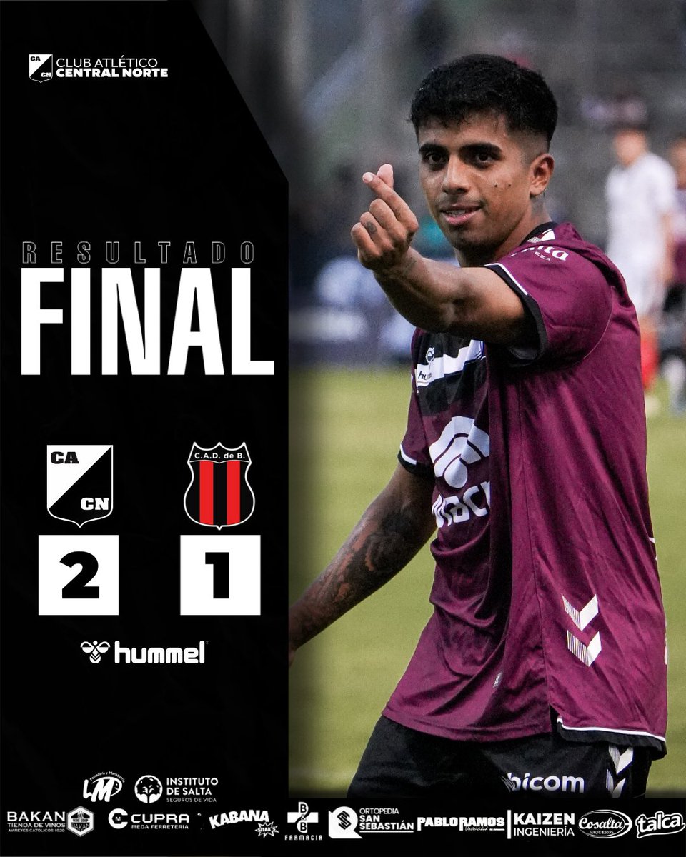 #PrimeraNacional | 🏆 Fecha 16

 #CentralNorte 2 - 1 #DefensoresBelgrano 

⏰Final del partido en el Estadio Martearena. El Cuervo venció 2 a 1 a Defensores de Belgrano. Los goles los marcó Luciano Ferreyra, uno de los tantos fue de penal.