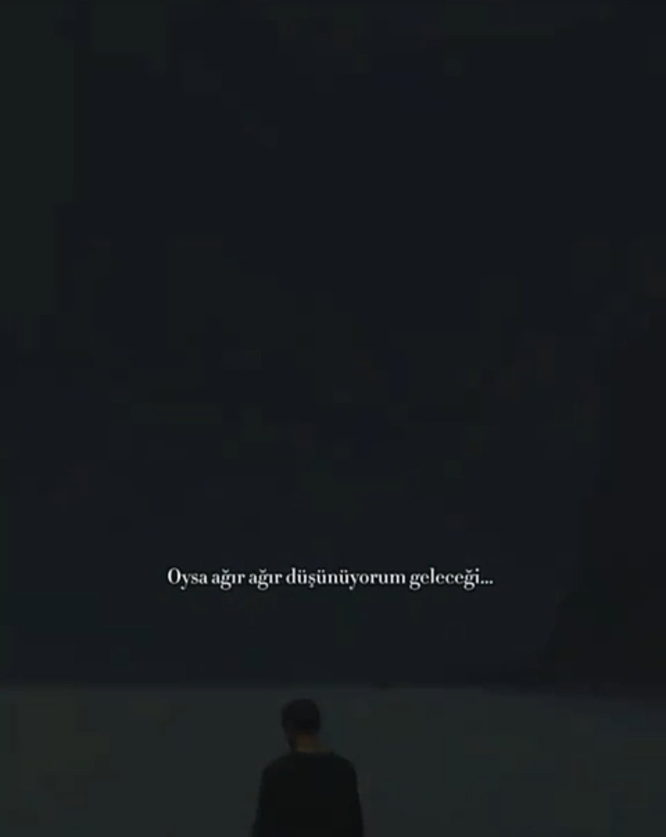 Belki de bu kadar kaygılandığım gelecekte ben yokumdur.🥀