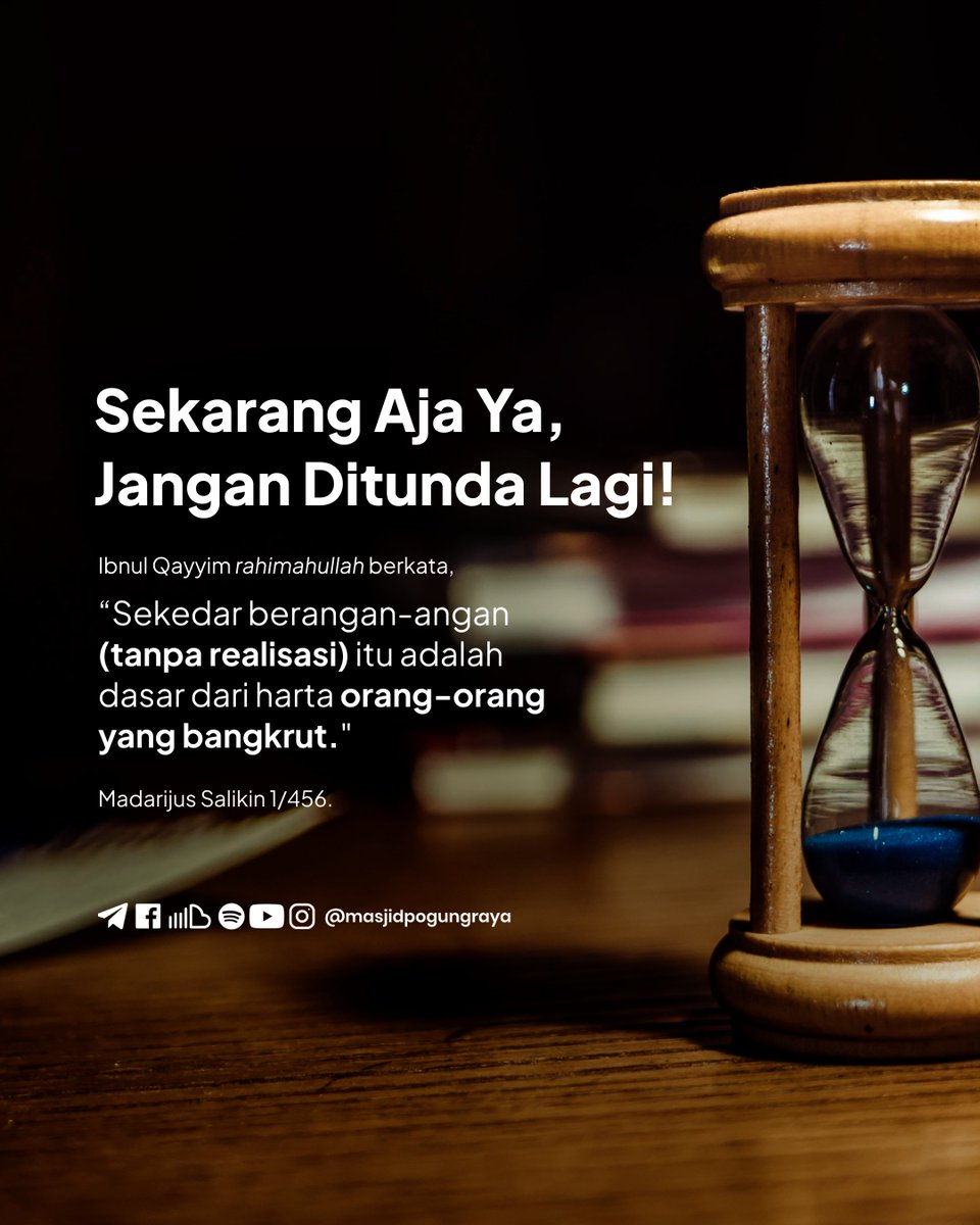 masjidmpr's tweet photo. Dasar dari harta orang bangkrut yaitu sekedar berangan-angan. https://t.co/UQHG8MjTGT