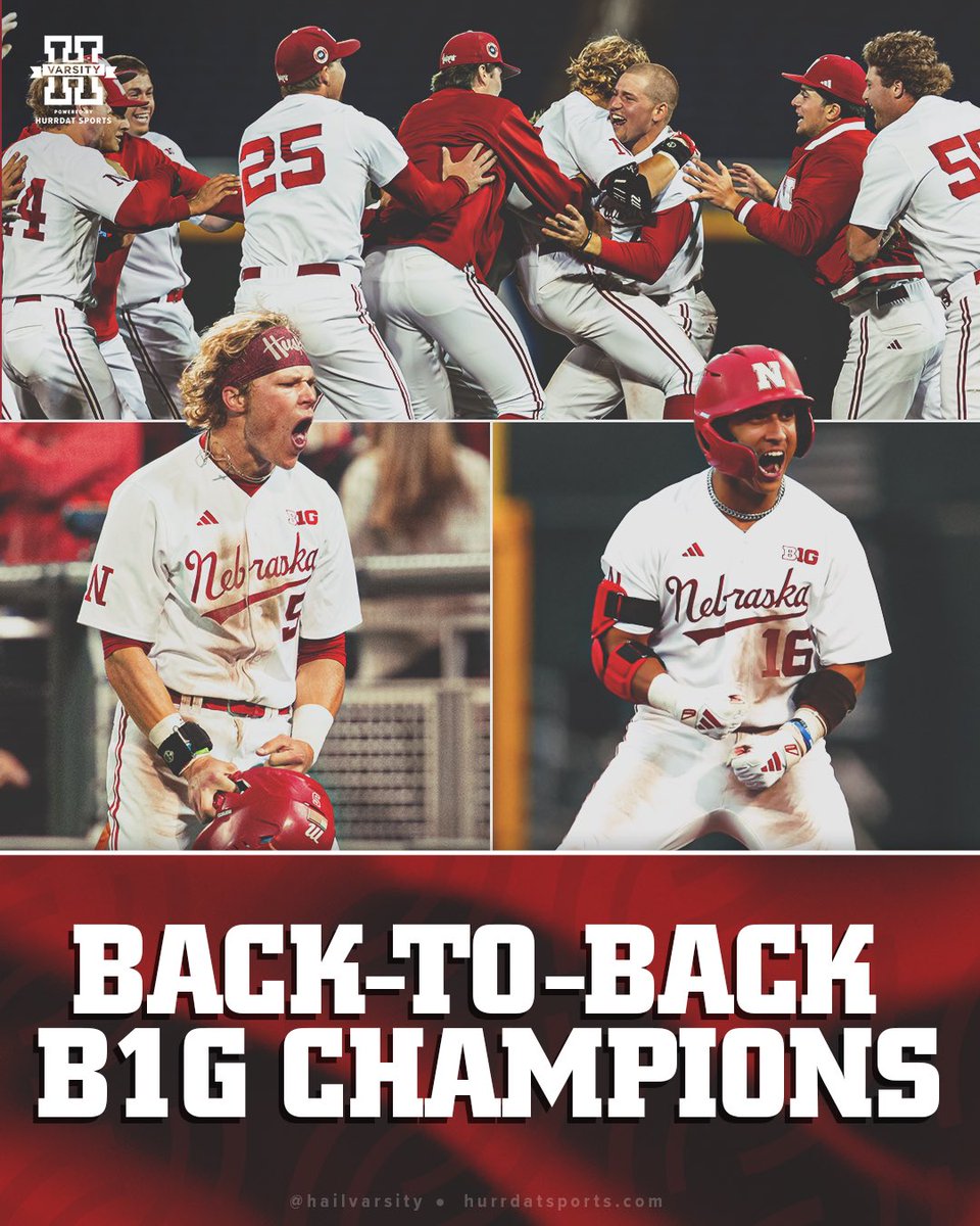 RUN IT BACK!

Nebraska baseball is back-to-back Big Ten Tournament champions!