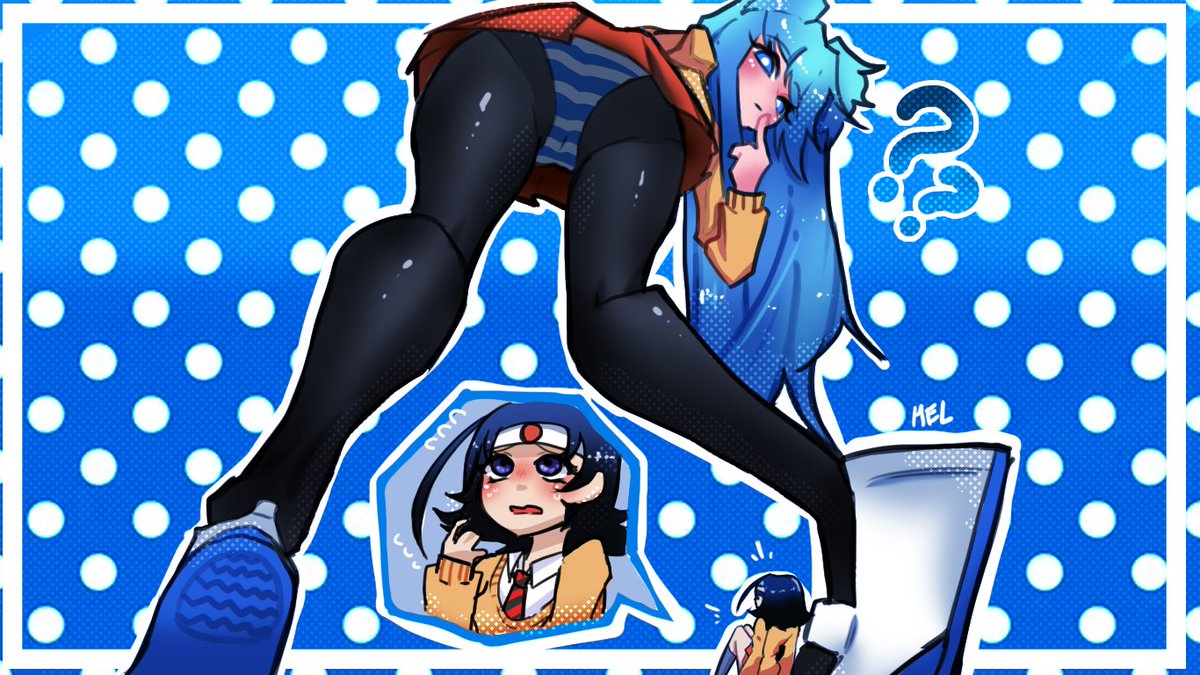 here's a drawing of my oc zaylee who just freshly transferred into <a href="/LabbaArt/">United Giants 🌐</a> school but she not aware that it was tiny co seen here will she probably about to get detention day 1
Poor her:(
Art is done by Mel
(Will take down if needed as I couldn't get in contact with labba)