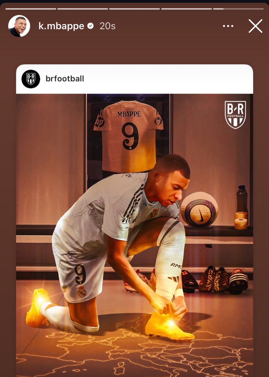 🚨🚨صاحب الحذاء الذهبي كيليان مبابي عبر IG🥶🤍
