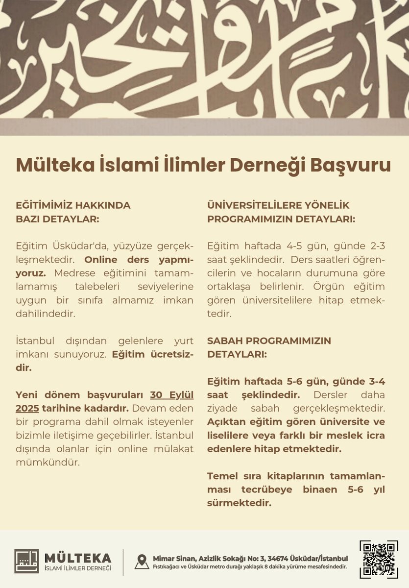 Başvuru formuna aşağıdaki bağlantıdan ulaşabilirsiniz:
➡

docs.google.com/forms/d/e/1FAI…