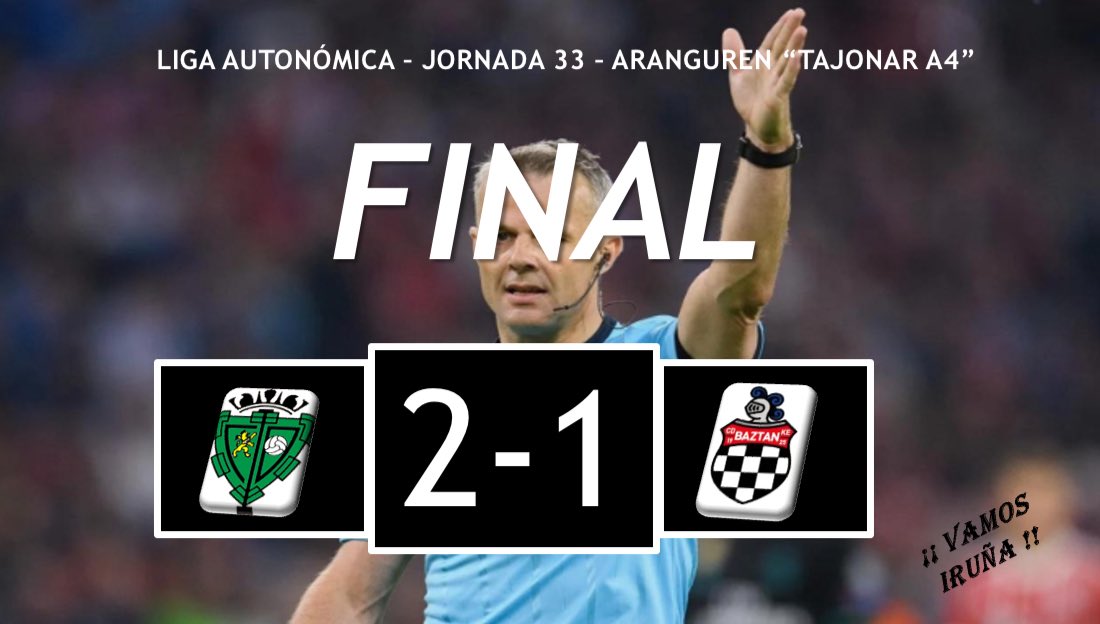 Final en Tajonar! 

#IruñaBaztan