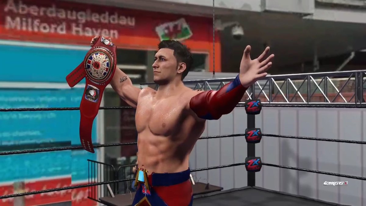 ZX_Wrestling's tweet image. after a extremely bizarre match at a Tesco, @AidanVMCarrZX beat @MichaelDevlinZX to win the ZX Wrestling United Kingdom Championship