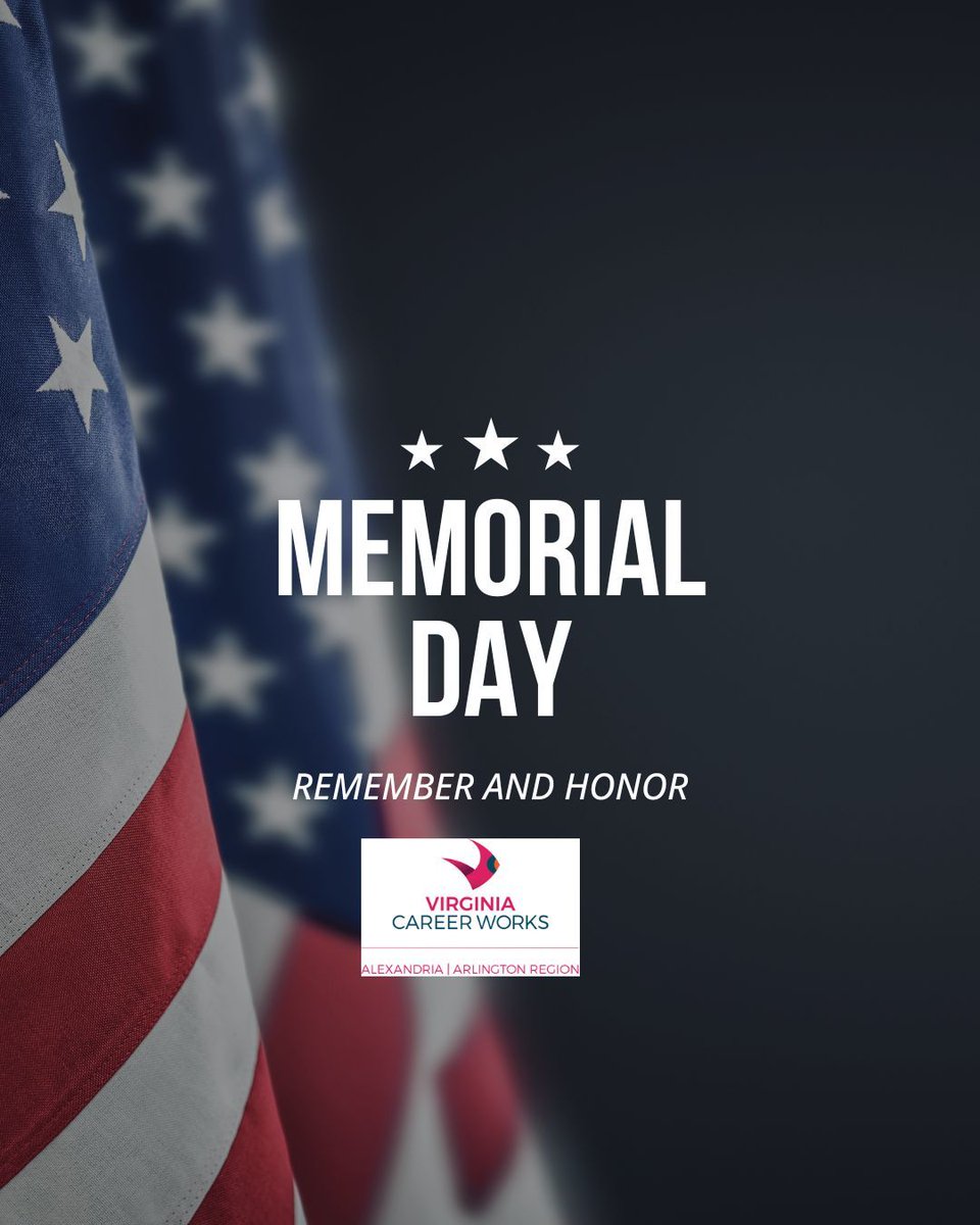This Memorial Day we remember and honor all who made the ultimate sacrifice in service to our nation. #thankyou #memorialday2025 #MemorialDay #arlingtonva #cityofalexandria #workforce #virginia