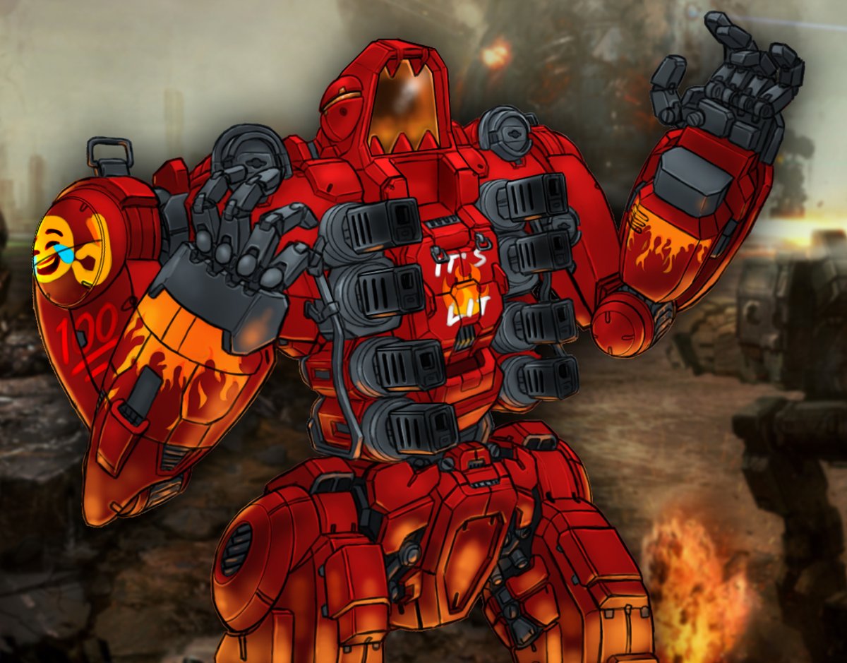 One strategy we used to run was sending a few Piranhas equipped solely with flamers to overheat the entire enemy team. Once their mechs shut down, laser Piranhas would move in to finish the job by targeting their cockpits. There was a nerf shortly after. #mechwarrior #battletech
