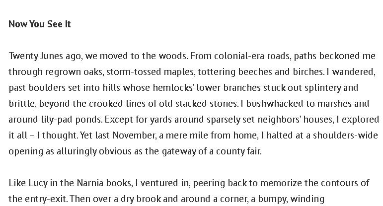 Two nonfiction flash pieces about my life in the countryside up on Flash Boulevard today. flashboulevard.wordpress.com/2025/05/24/mar…