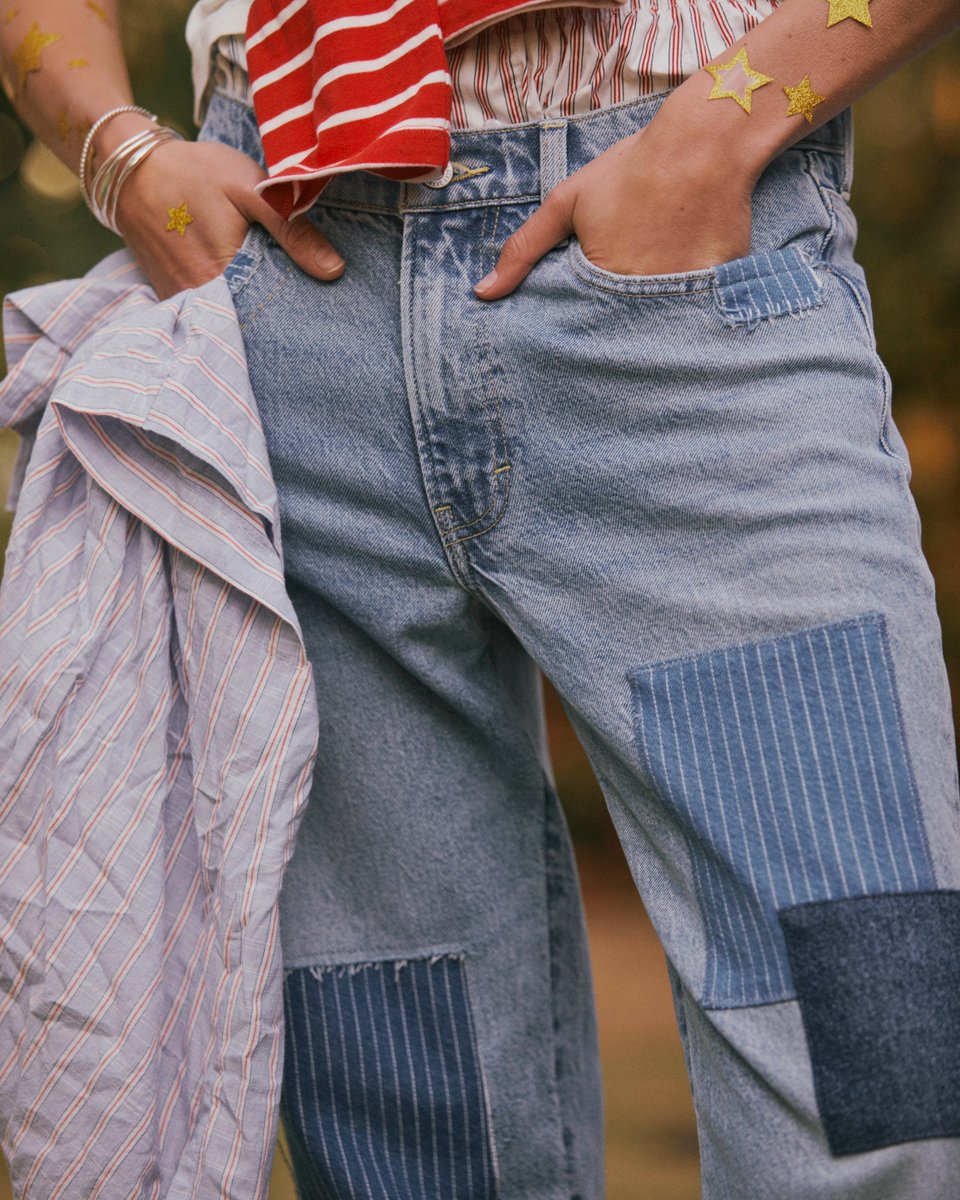 Stars and Stripes, but make it fashion. #LuckyBrand 🇺🇸