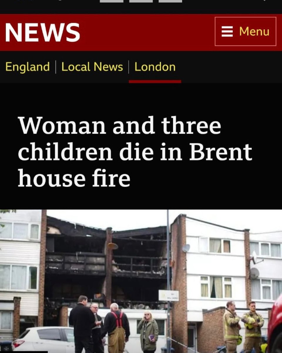 We mourn the tragic loss of Nusrat Usman (43), Maryam Mikaiel (15), Musa Usman (8), and Raees Usman (4), who lost their lives in the Brent house fire. Our prayers are with the family. A complex investigation is underway. May they rest in peace. 💔🕊️ #Brent
