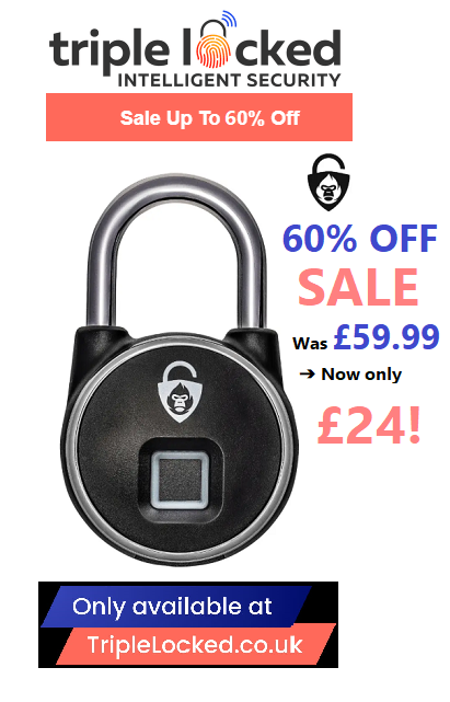 TripleLocked1's tweet photo. 60% OFF #TripleLocked best-selling Smart Padlocks for Spring Bank Holiday SALE! 🇬🇧
🌸 Sale ends Monday –
📦 Fast UK Delivery

Shop now 👉 https://t.co/qVFtj7R5Tg

#TripleLocked #BankHolidayDeals #UKSpringSale #springbank #ukdelivery #holiday #sale #delivery https://t.co/JDdtnFY7J5