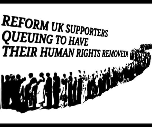 Leave the ECHR
Lose the Human Rights Act
The new Government then decide what your rights are
Or more importantly are not