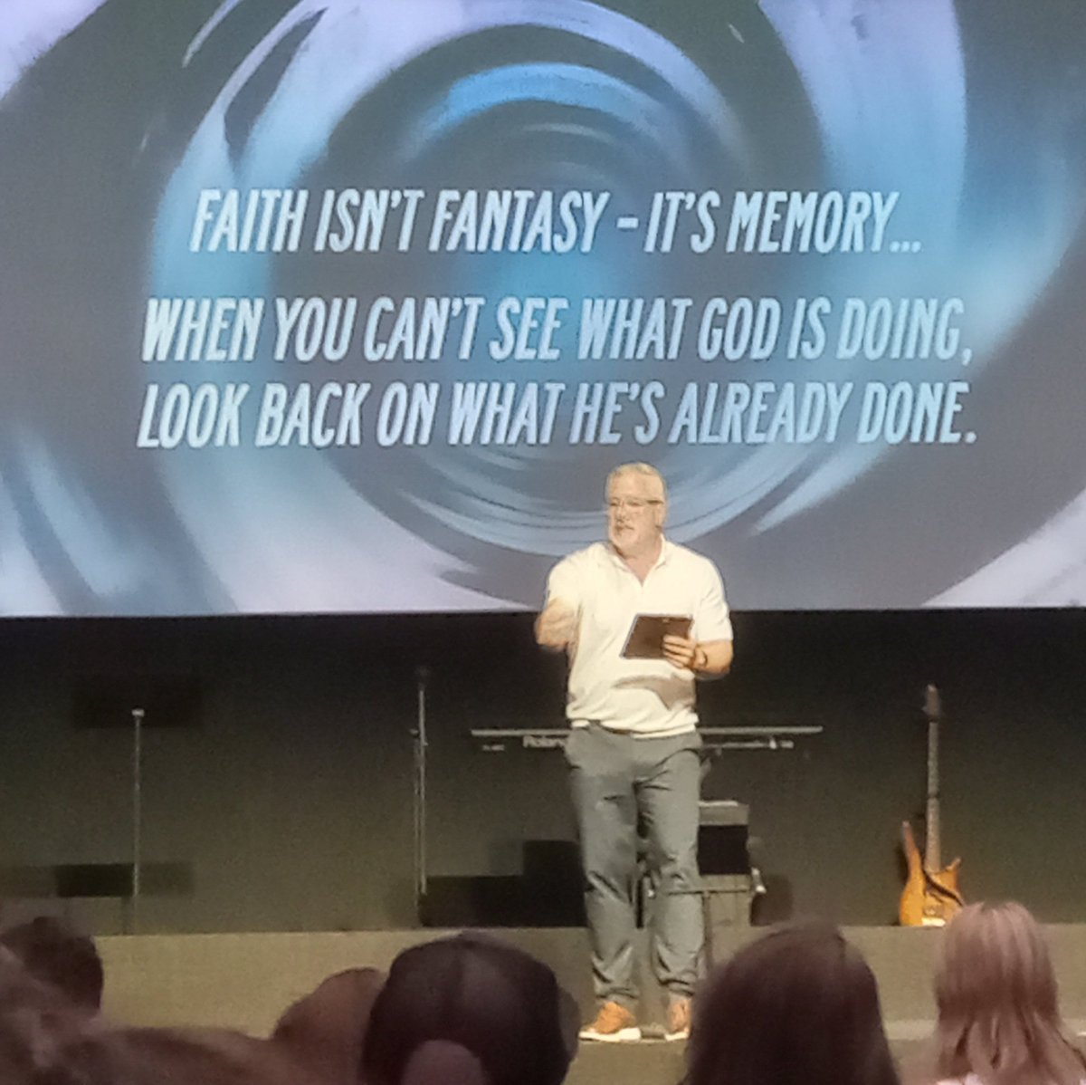 This was from my Pastor's sermon this morning.

We need to remind ourselves that God is faithful and trustworthy. He has a proven track record, and that should give us confidence to step forward with him.

We can have the assurance spoken of in Hebrews 11 because of this.