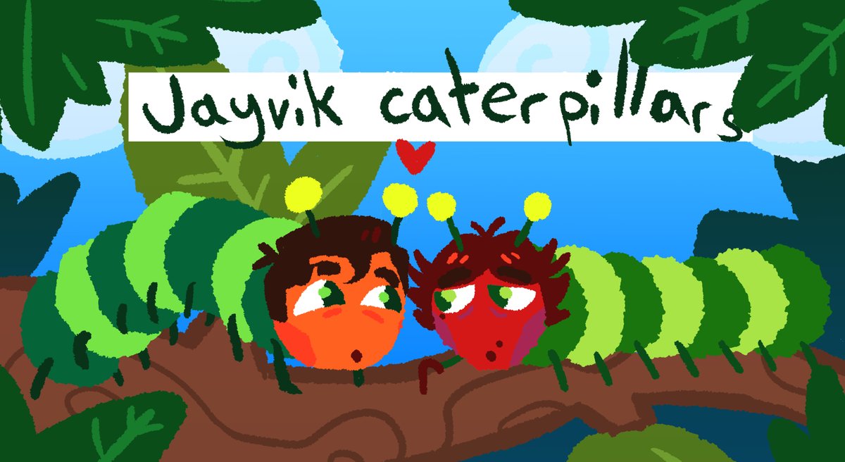 There_Swag's tweet image. #JayVik Caterpillars