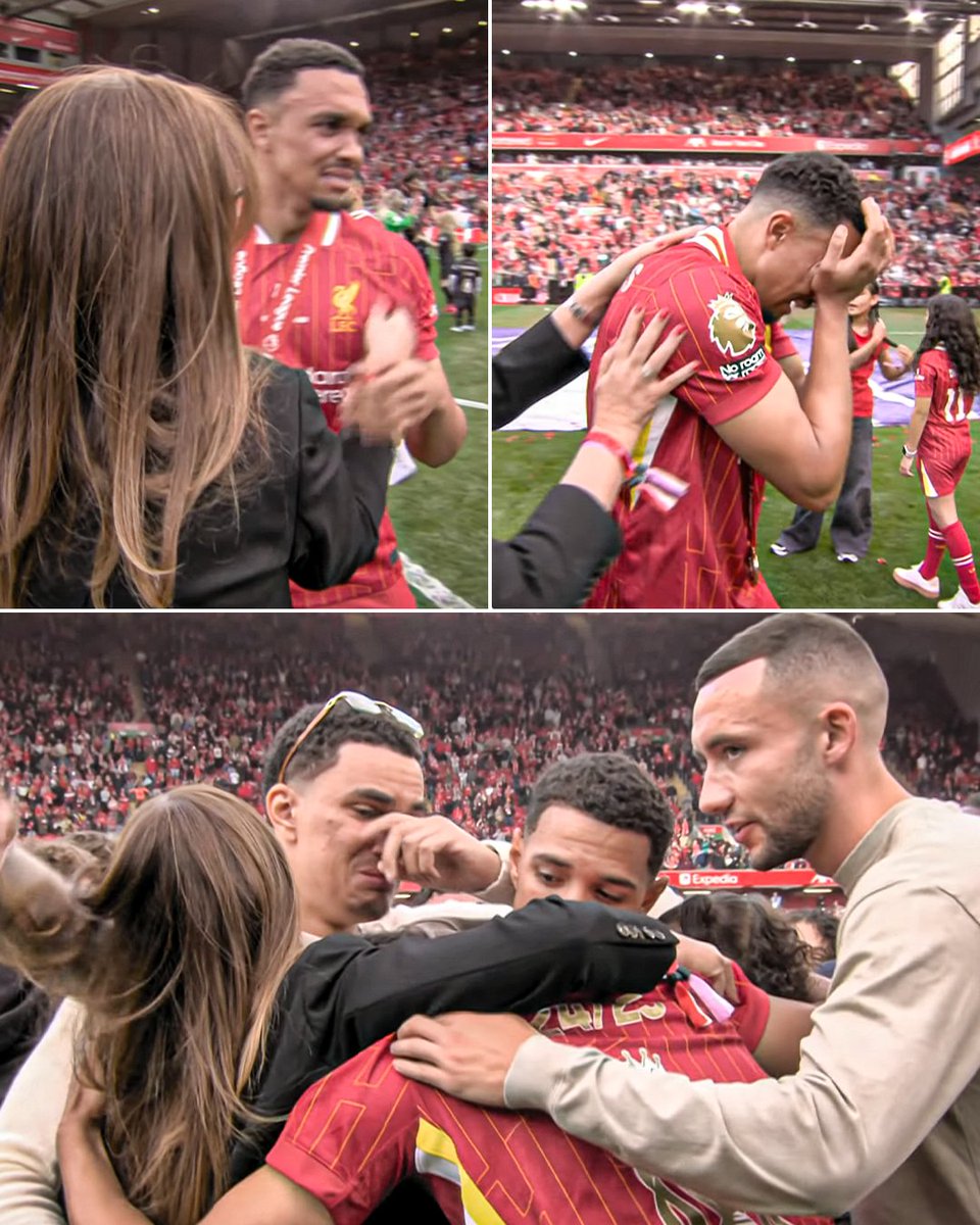 ESPNFC's tweet photo. Trent and his entire family emotional 🥺 https://t.co/mSKqrptCwg