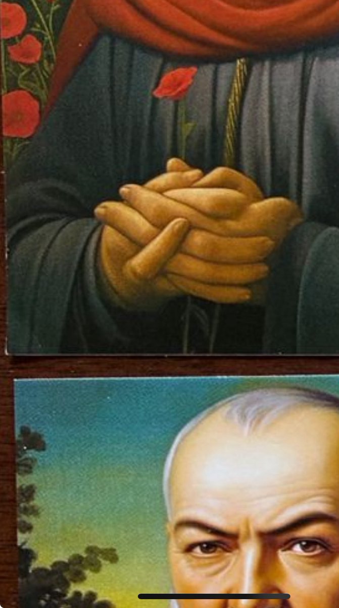 SharonKabel's tweet photo. I picked up some holy cards from All Saints Press, and…..I don’t love that they all look AI generated. https://t.co/T1LIsq9Q3Q