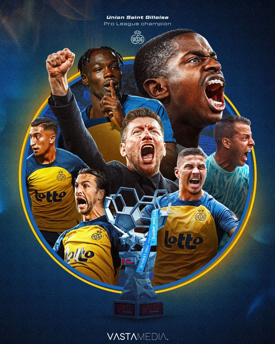 MaProLeague's tweet photo. 🏆 | NONANTE ANS APRÈS, L'UNION SAINT-GILLOISE EST CHAMPIONNE DE BELGIQUE. https://t.co/ljDpv23w2d