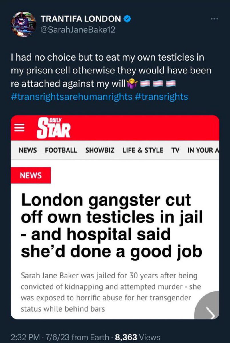 He ATE them.  HE ATE THEM.  (No, I will not say SHE ate them!)

And now he is in the street making threats to JK Rowling and the police are celebrating him.   Their new mantra is “be afraid”.  See the video below.  👇