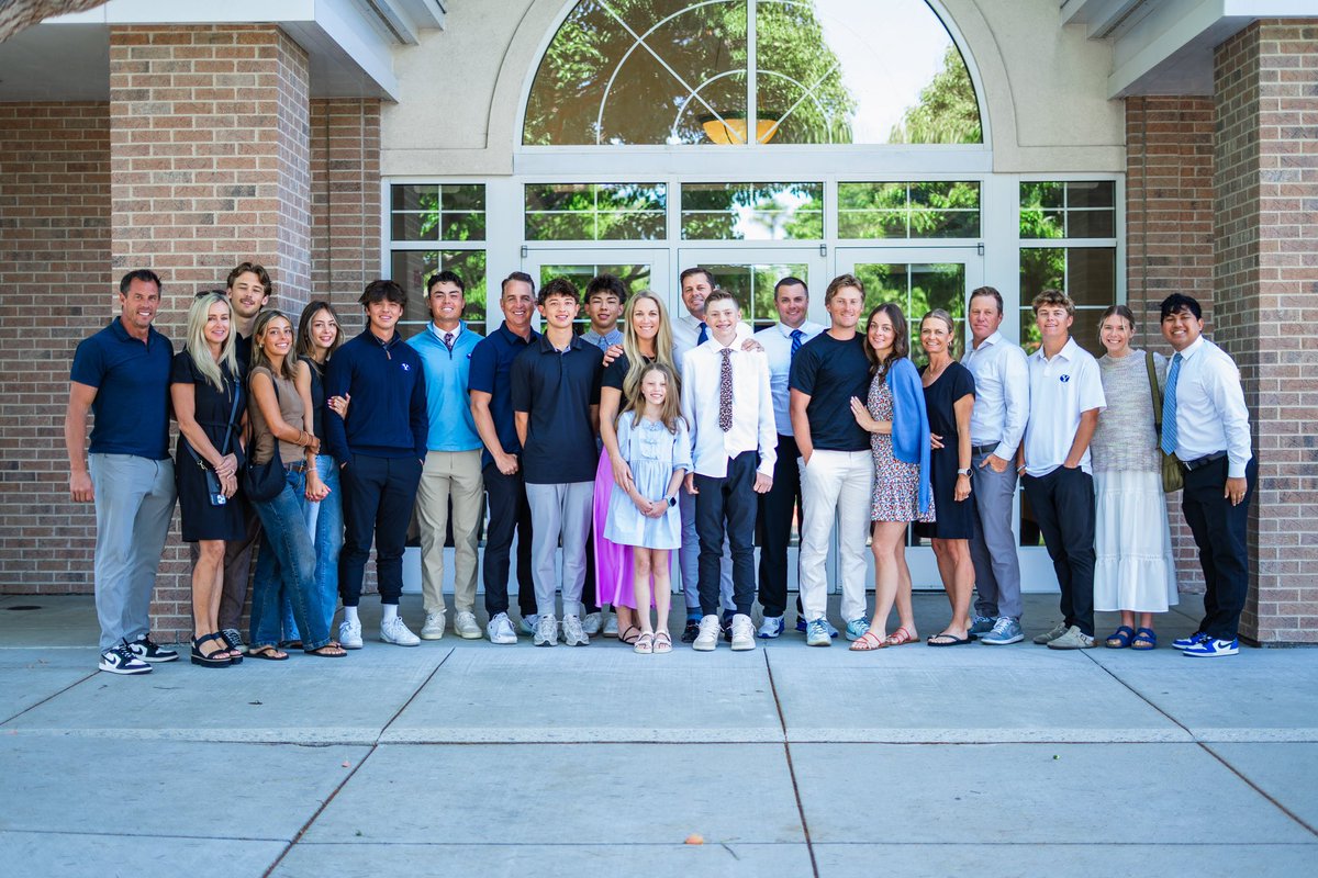 BYUmgolf's tweet image. Happy Sabbath Cougar Nation🫶