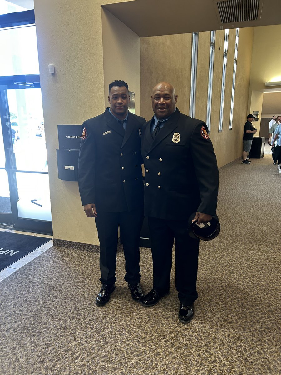 It’s official like a referee’s whistle
<a href="/Tuck_76/">Marquez T.</a> Marquez Tucker was officially sworn in as a <a href="/PHXFire/">Phoenix Fire Dept.</a> Firefighter 
Words cannot express the feelings.
So proud of my son. He followed the blueprint.. did ALL the work
#firefighter #firstresponder #emergency #prouddad #brotherhood