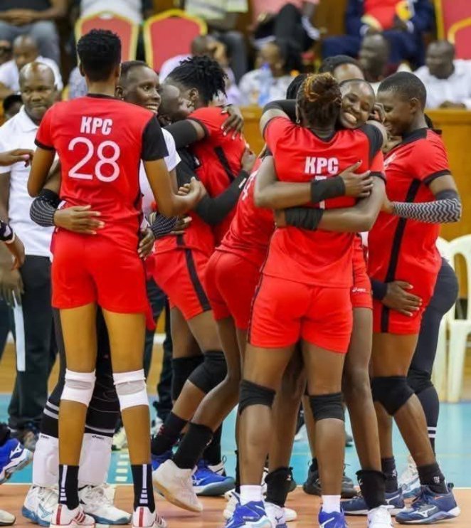 Betty964's tweet photo. For the 1st time in many years there has been a turn of events in the women volleyball: 
Next month we will a watch a final: DCI against KPC.
For many years it has always been prisons, KCB.  
I love that competitiveness https://t.co/gbIgc89w8F