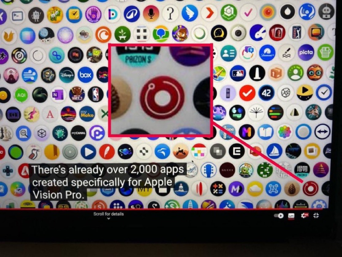 Apple featured render’s archive, an app made by render for the Apple Vision Pro during a 2024 keynote