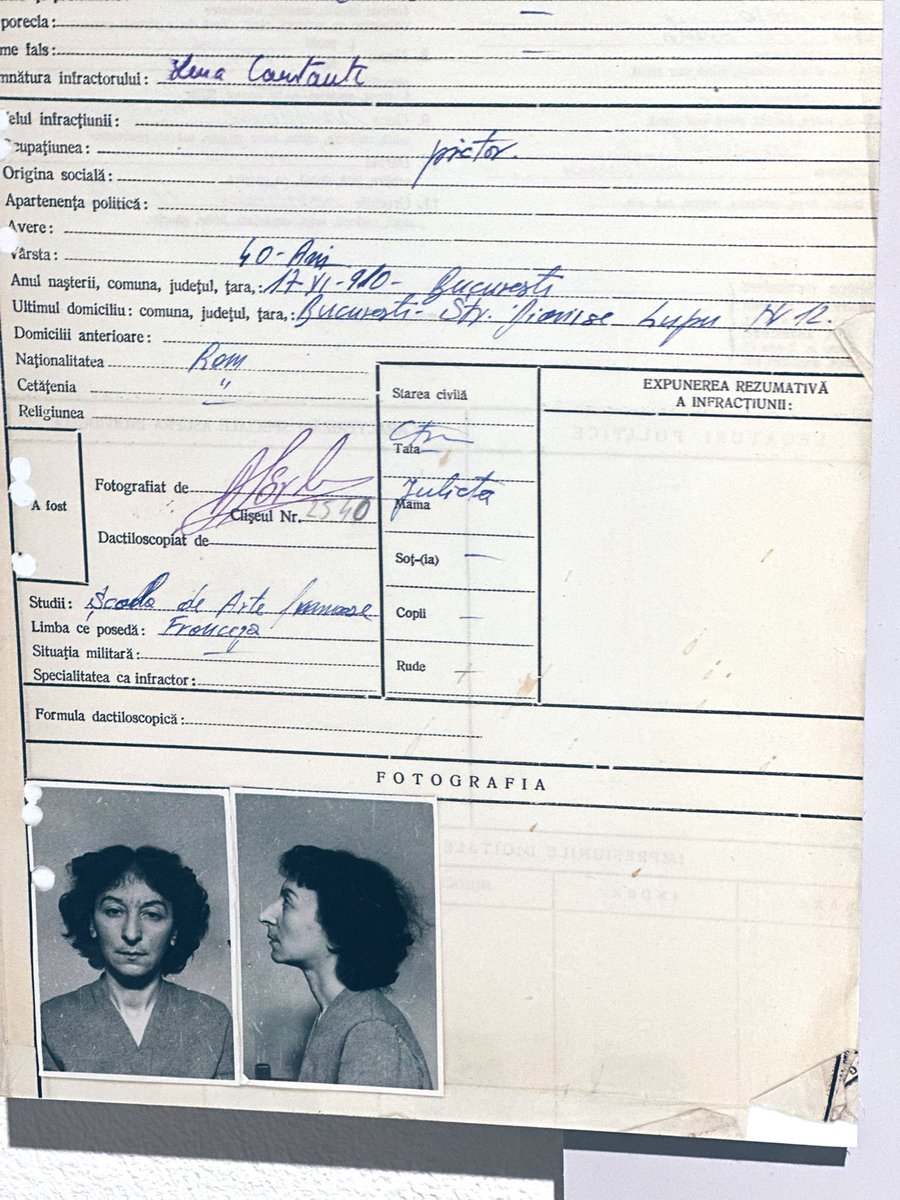 Lena Constante. From her state file.