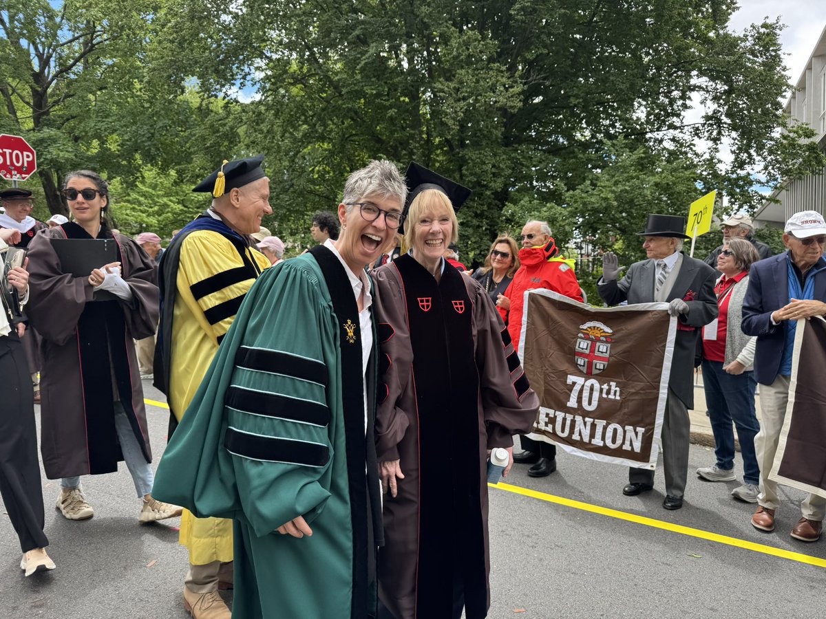 ElizabethBurkeBryant (@ebb_ri) on Twitter photo Mary Jo Callan, VP Community Engagement <a href="/BrownUniversity/">Brown University</a> & Eileen Hayes, CEO of <a href="/AmosHouse/">Amos House</a> who will receive an Honorary Degree @ commencement, march in University procession. Congratulations Eileen & TY for your inspiring lifetime of work for social justice 🎉🎉🎉 Mary Jo Callan, VP Community Engagement <a href="/BrownUniversity/">Brown University</a> & Eileen Hayes, CEO of <a href="/AmosHouse/">Amos House</a> who will receive an Honorary Degree @ commencement, march in University procession. Congratulations Eileen & TY for your inspiring lifetime of work for social justice 🎉🎉🎉