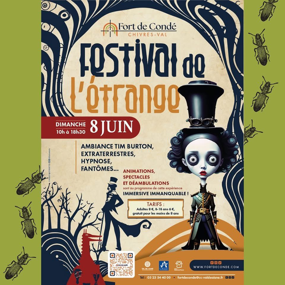 JoslanfKeller's tweet photo. Dernière sortie avant l’été au Festival de l’Etrange le 8 juin prochain au Fort de Condé (Aisne). 
Conférence et dédicaces ! 
Pour les fans de mystère, d’insolite, d’extraterrestres, de créatures et de Tim Burton ! 

@aisnenouvelle @lavoixdunord @HiMaybePlanet @hautsdefrance https://t.co/K5bcvcVwUV
