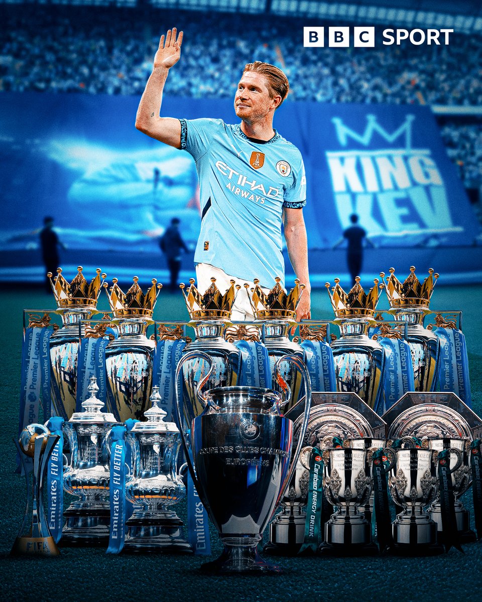 What a spell Kevin De Bruyne had at Manchester City 🧙‍♂️🏆