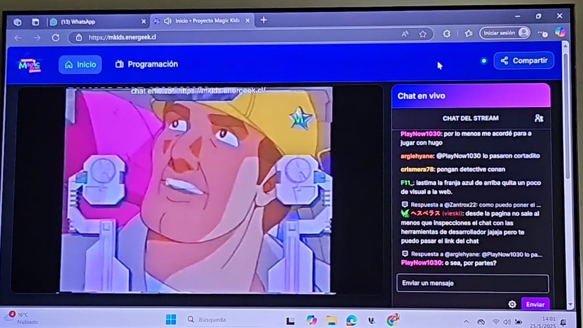 santienlaradio's tweet photo. En este día patrio y hasta la medianoche hay transmisión especial de #MagicKids y el chat está en su mejor momento.  

Lo pueden ver en @EnerGeekCL a través de https://t.co/jzop2mKxkw

¡Nostalgia noventera en tu pantalla! https://t.co/bh1dSvmrYu