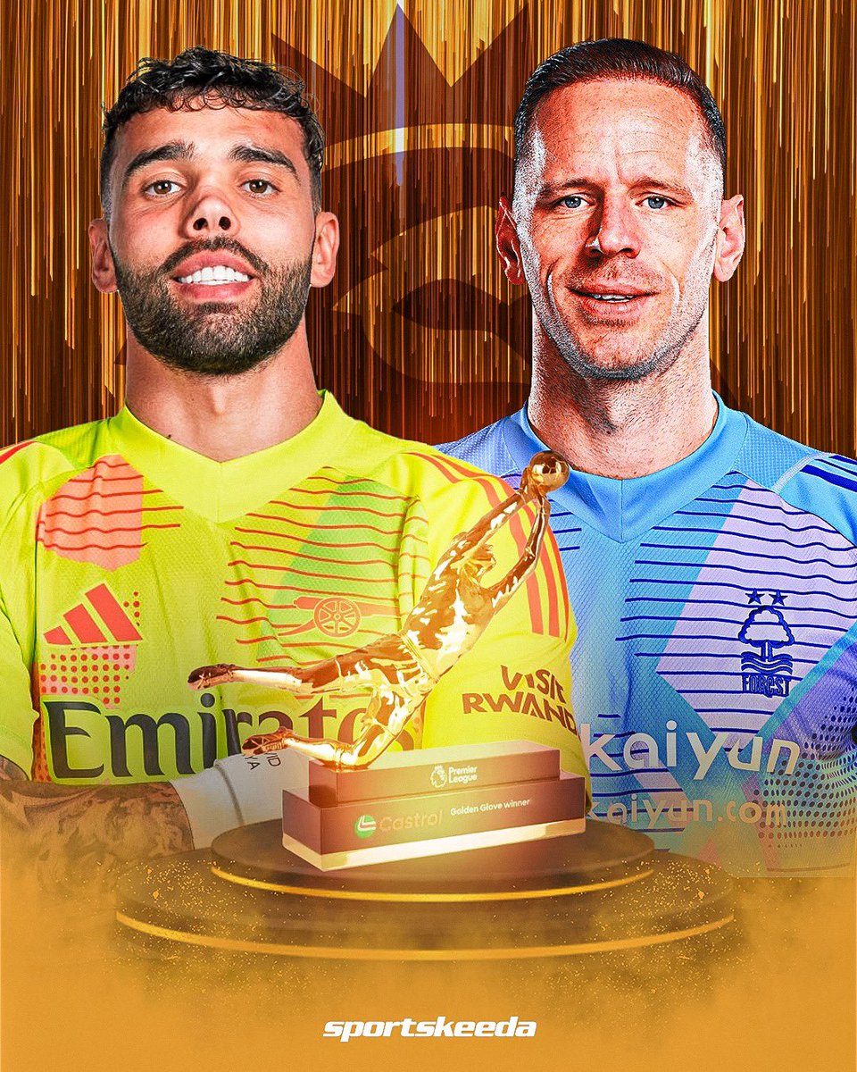 skworldfootball's tweet photo. Nottingham Forest’s Matz Sels and Arsenal’s David Raya share the Golden Glove award with 13 clean sheets each! 👏🧤🧱
Outstanding performances between the sticks! 🧱
#DavidRaya #MatzSels #GoldenGlove #PremierLeague https://t.co/b45nNnbIv5