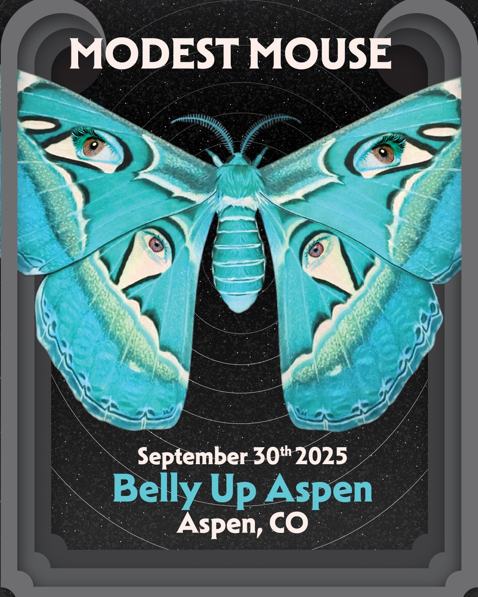 Belly Up Aspen (@bellyupaspen) on Twitter photo Multi-Platinum selling indie rock outfit, <a href="/modestmouseband/">Modest Mouse</a>, returns to Aspen on 9/30!
Presale starts Thu, 5/29 @ 10am MT.
Sign up by 8:30am MT 5/29 to receive the presale code: bit.ly/3EkPeBb Multi-Platinum selling indie rock outfit, <a href="/modestmouseband/">Modest Mouse</a>, returns to Aspen on 9/30!
Presale starts Thu, 5/29 @ 10am MT.
Sign up by 8:30am MT 5/29 to receive the presale code: bit.ly/3EkPeBb