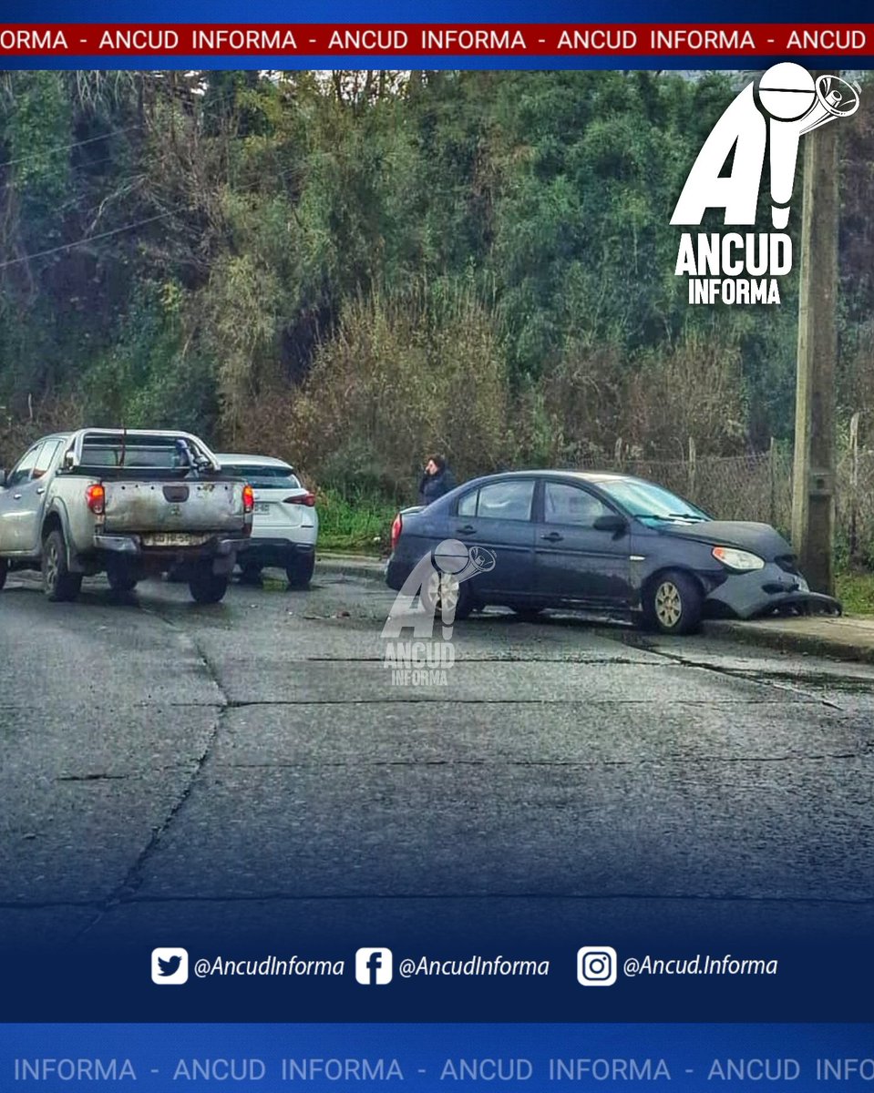 🔴🚨#Ancud: ⚠️PRECAUCIÓN, Sector Costanera por colisión vehículos menores. #AncudInforma #Chiloé