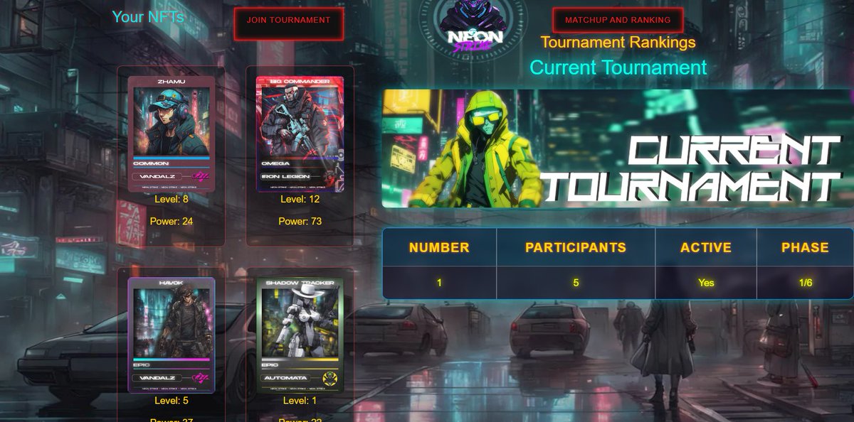 MidnightStudi_o's tweet photo. The NEON STRIKE tournaments have started. Are you ready to prove that your NFT is powerful?
#hive #neonstrike #nft #playtoearn #clicktoearn #token #neon https://t.co/22DiSYcxxn