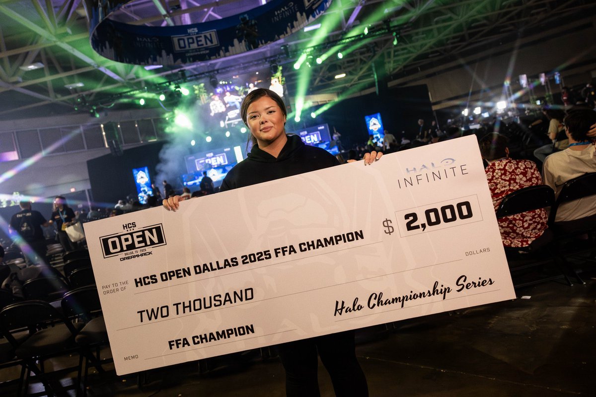 Congratulations to <a href="/CommandStation/">Command | Luminon Gaming</a> for being the first Military Service Member and woman to ever win an official <a href="/Halo/">Halo</a> HCS FFA tournament on LAN!

#HCSDallas25 | #DreamHack