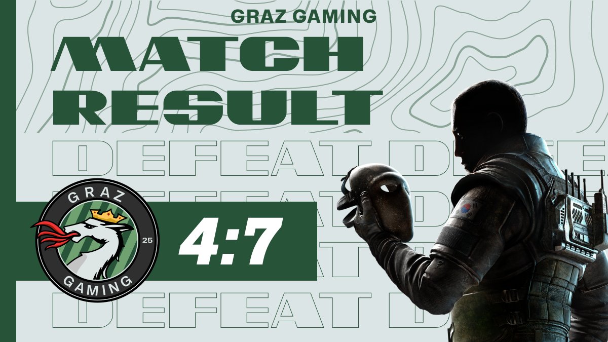 Graz Gaming (@grazgaming) on Twitter photo <a href="/Meisterschaft_/">Die Meisterschaft | Sommer 2025 | PC</a> <a href="/TheGodlyMonkeys/">TheGodlyMonkeys</a> <a href="/DeetoxRyse/">DEETOX</a> <a href="/Finanzamt15/">Finanzamt</a> <a href="/LirexFPS/">Lirex | Jean</a> <a href="/LauterbachR6/">Lauterbach</a> <a href="/rudolph_gg/">Rudolph</a> They were ready.
Despite being down to just four players, our boys tried their best but unfortunately a tough 4–7 loss, but a performance to be proud of.
Now it’s all eyes on the final match of the season — let’s finish strong! <a href="/Meisterschaft_/">Die Meisterschaft | Sommer 2025 | PC</a> <a href="/TheGodlyMonkeys/">TheGodlyMonkeys</a> <a href="/DeetoxRyse/">DEETOX</a> <a href="/Finanzamt15/">Finanzamt</a> <a href="/LirexFPS/">Lirex | Jean</a> <a href="/LauterbachR6/">Lauterbach</a> <a href="/rudolph_gg/">Rudolph</a> They were ready.
Despite being down to just four players, our boys tried their best but unfortunately a tough 4–7 loss, but a performance to be proud of.
Now it’s all eyes on the final match of the season — let’s finish strong!