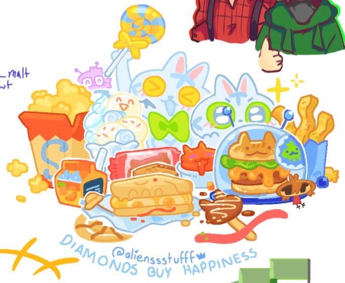 I drew this forrrrrr yesterday but the party’s still going be sure to check out stream ^_^