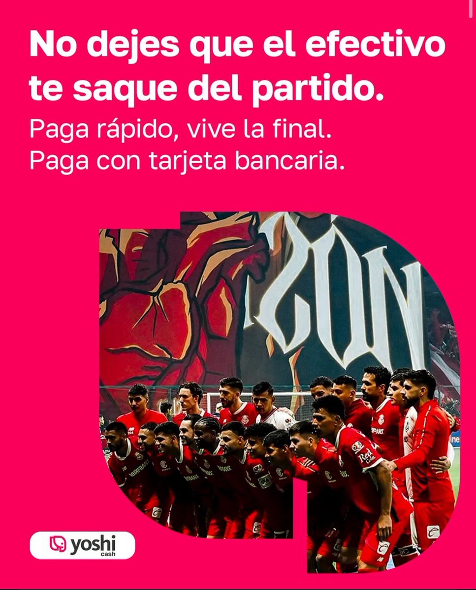 La emoción no espera… y tú tampoco deberías.

Paga rápido, sin efectivo y vive cada segundo de La Gran Final entre Toluca vs América.⚽💳

Con Yoshi Cash, tu tarjeta es tu pase directo al gol.

#ConElElefante
