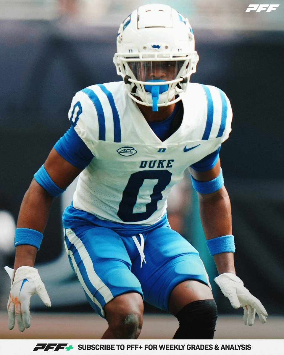 PFF College (@pff_college) on Twitter photo Duke CB Chandler Rivers Last Season:
π΅ 90.7 PFF Grade
π΅ 51% Allowed Completion Rate
π΅ 3 INTs | 5 PBUs
π΅ 64.3 Passer Rating Allowed
π΅ 89.8 Coverage Grade
<a href="/DukeFOOTBALL/">Duke Football</a> Duke CB Chandler Rivers Last Season:
π΅ 90.7 PFF Grade
π΅ 51% Allowed Completion Rate
π΅ 3 INTs | 5 PBUs
π΅ 64.3 Passer Rating Allowed
π΅ 89.8 Coverage Grade
<a href="/DukeFOOTBALL/">Duke Football</a>