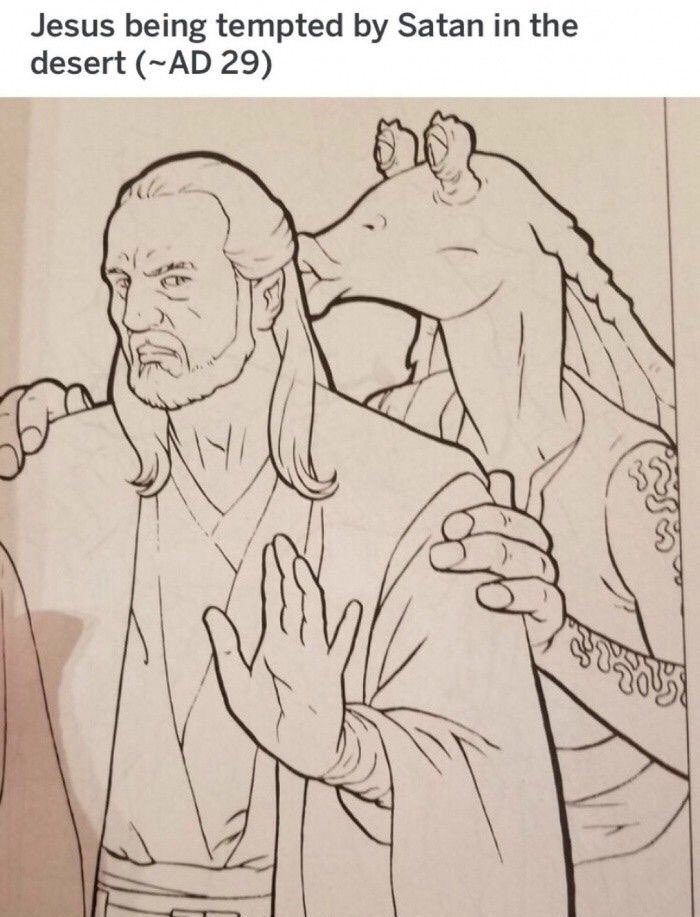 Get behind me, Satan