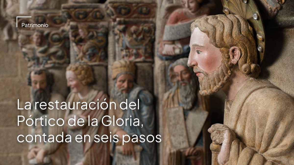 Restaurar no es solo conservar. Es comprender la historia y trabajar con rigor para respetarla.

Así abordamos las diferentes fases de la restauración del Pórtico de la Gloria, uno de los proyectos de conservación más exhaustivos y ambiciosos de nuestro patrimonio. ⤵️