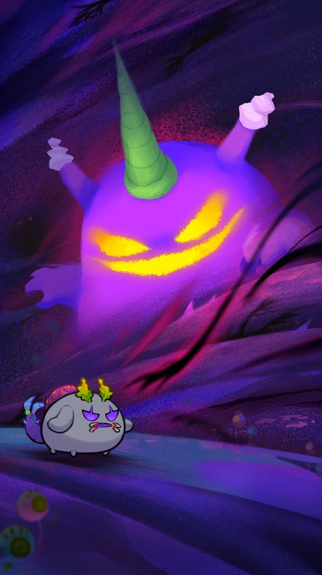 mononoidez's tweet photo. #NightmareSnap @AxieInfinity 
mi pequeño con 3 partes Nightmare y doble Shiny https://t.co/KoRHTmloeE