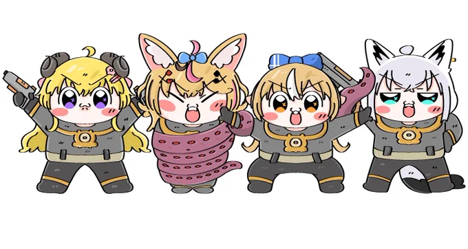 #絵フブキ #つのまきあーと #しらぬえ #絵まる #バカタレサーカス 
